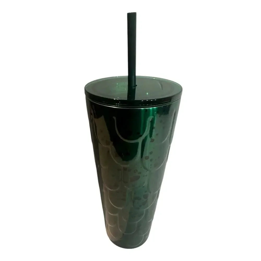 NEW Starbucks Mermaid Siren Green Scales Spotted 22/23 Tumbler Cup 24 OZ Venti